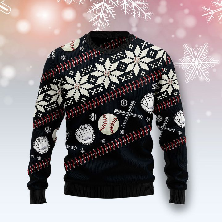 Baseball Christmas Sweater - SW05
