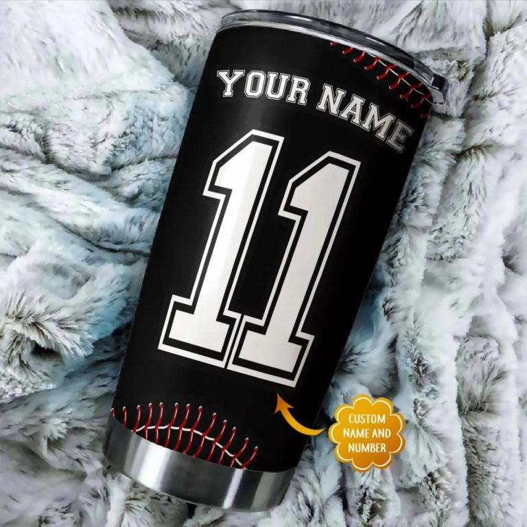 Custom Baseball Skull Tumbler 20oz- TU30 3