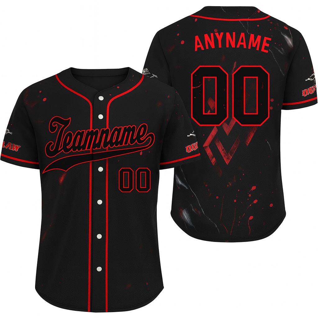 Custom Skull Baseball Jersey for Men Youth Team Gothic Sports Uniform Button Down Softball Shirts Halloween Costume Gift Jersey