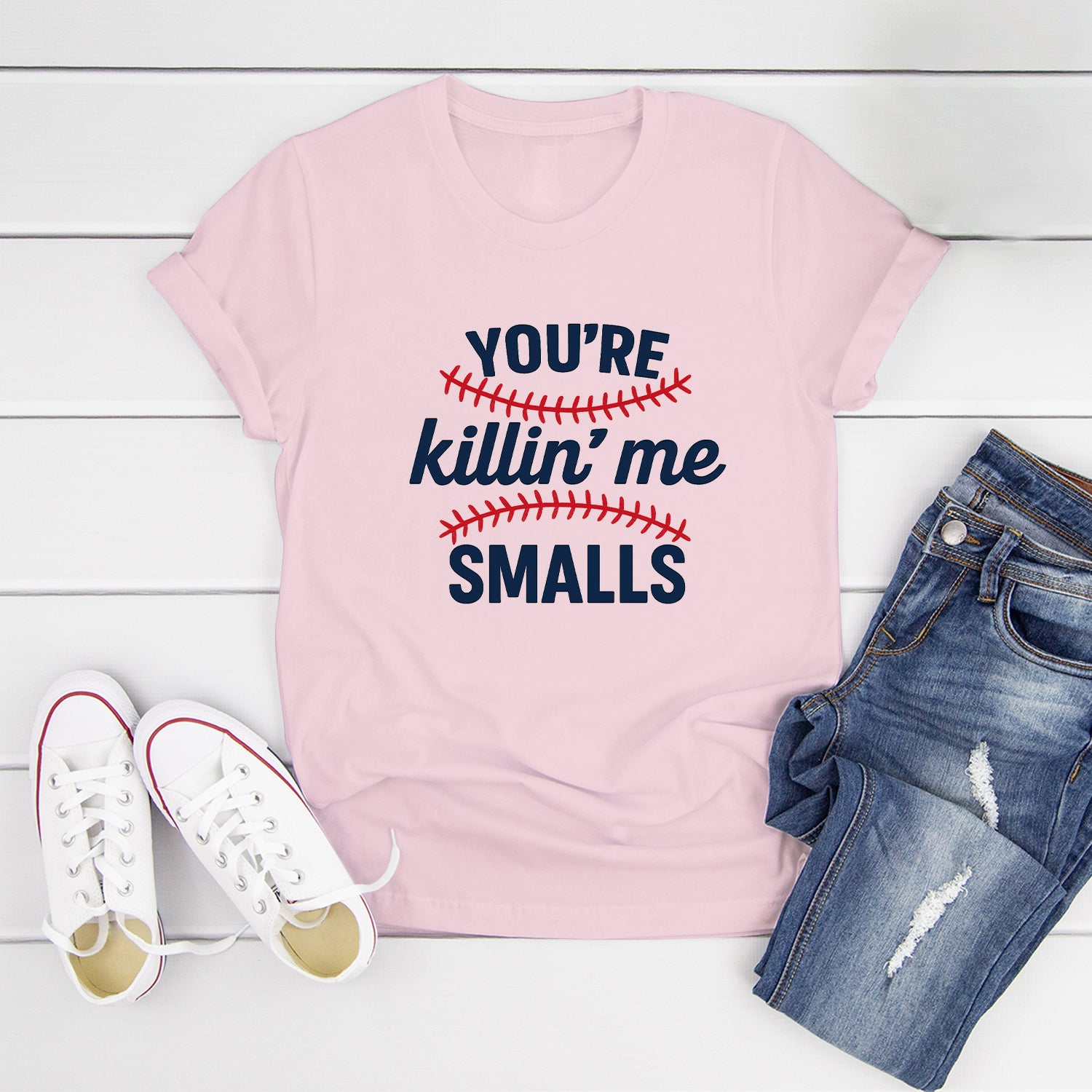 Funny Baseball Graphic Tee – You’re Killin’ Me Smalls Movie Quote T-Shirt 7