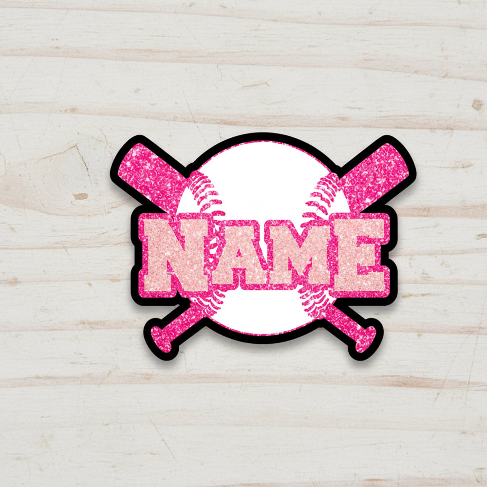 Custom Baseball Helmet Name Sticker for Team Personalized Name Baseball Softball Helmet Decal Waterproof Vinyl Laptop Sticker 4