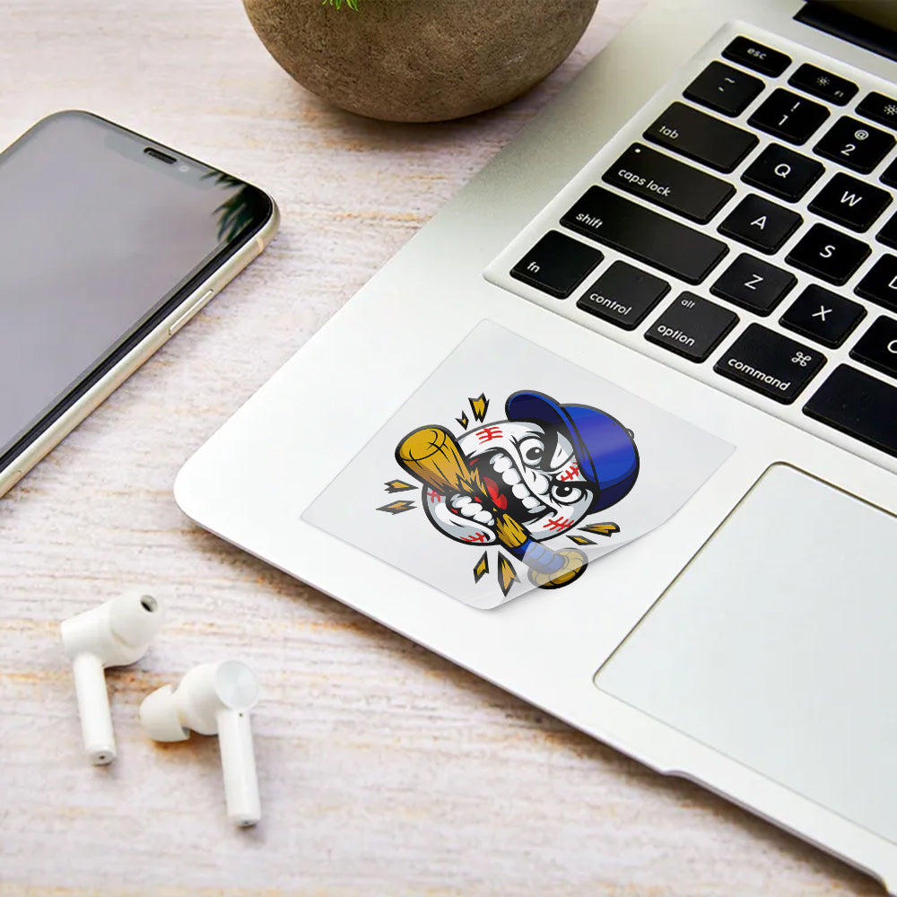 Angry Baseball Ball Decal - Custom Sports Car, Laptop, Water Bottle Sticker 4