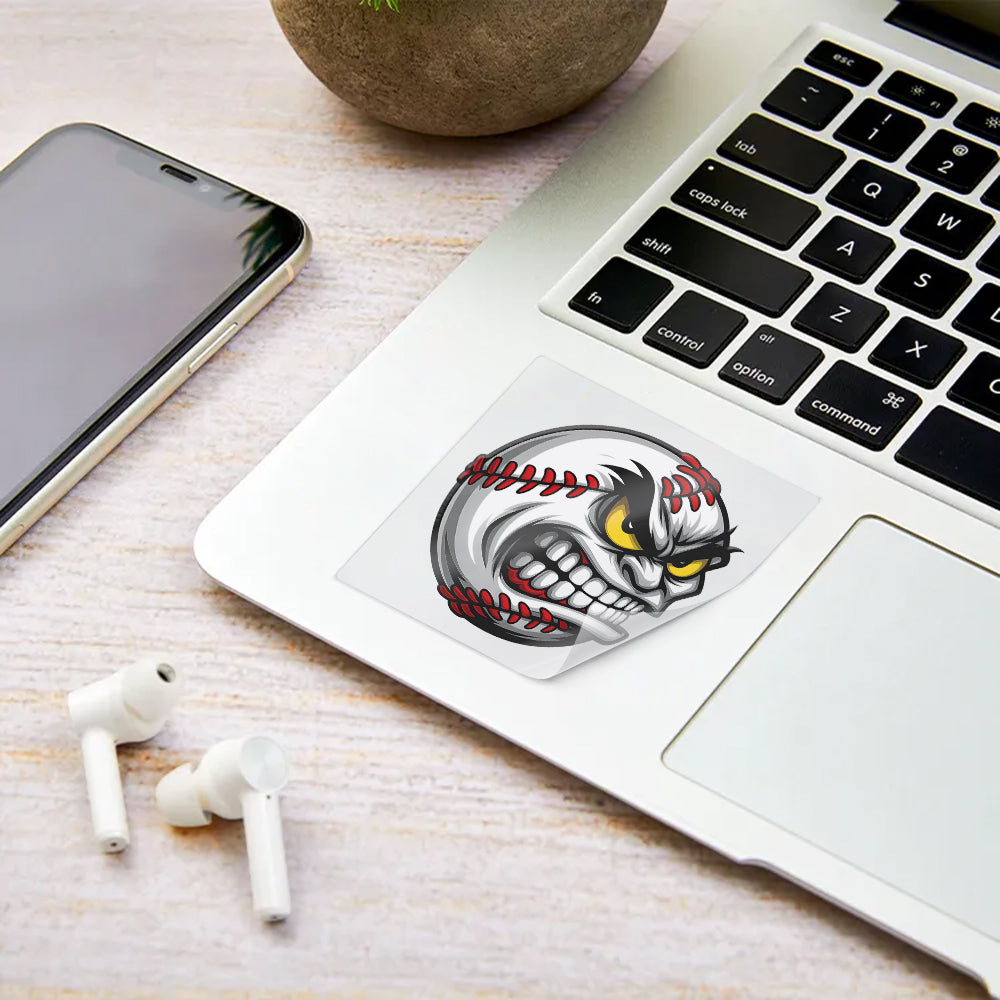 Angry Baseball Face Decal - Custom Car, Truck, Laptop Sticker 5