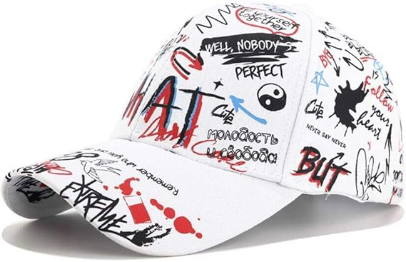 Graffiti Fashion Personality Hip Hop Street Trend Baseball Cap - HA02