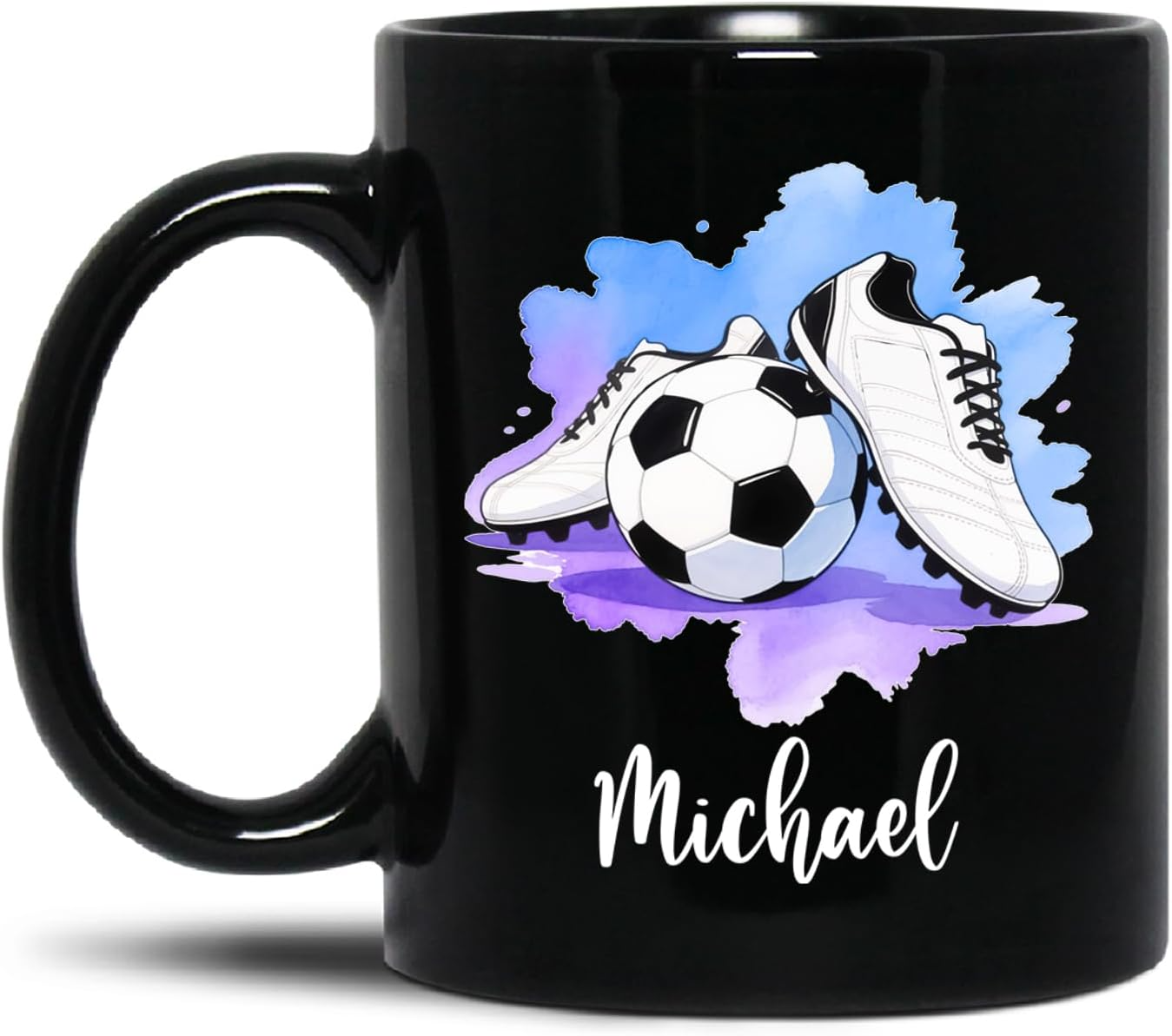 Personalized Soccer Custom Name Coach Coffee Tea Cup Gift for Athletes Sport Player Ceramic Mug - MU05