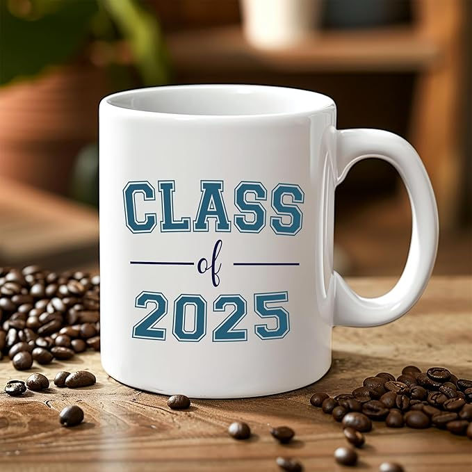 Personalized Graduation Gift For Her 2025 – Class Of 2025 Baseball Style Custom Name Ceramic Coffee Cup 11oz, Gift For Student, Senior, Back To School, Him or Her Mug 3