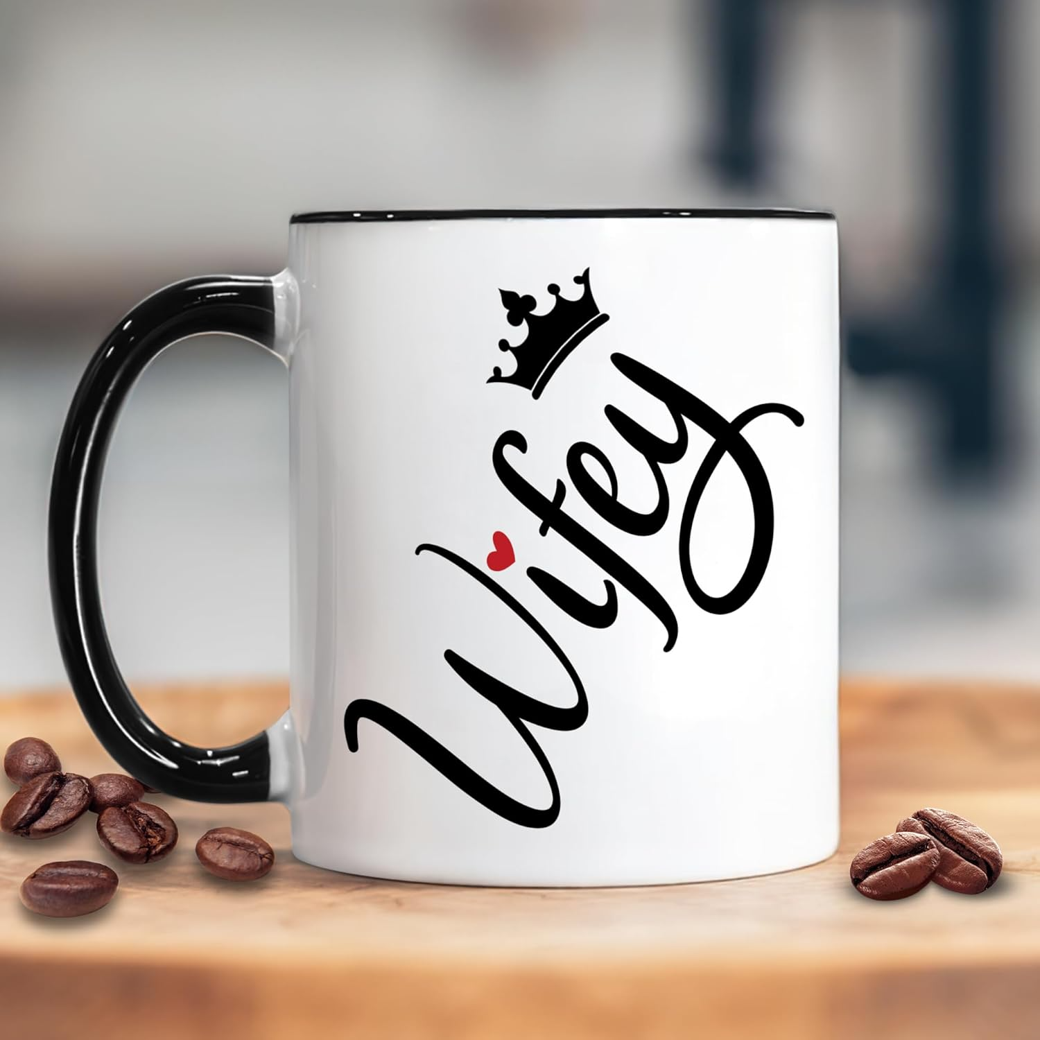 Wife Coffee Mug 11oz – Funny Wife Nutrition Facts Cup, Romantic Anniversary Gift for Wife from Husband, Birthday Wedding Valentines Mothers Day Mug 3
