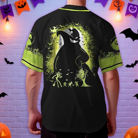 Horror Movie Shirts Short Sleeve, Halloween Baseball Shirt, Gifts for Horror Lover, Horror Baseball Jersey- JS34