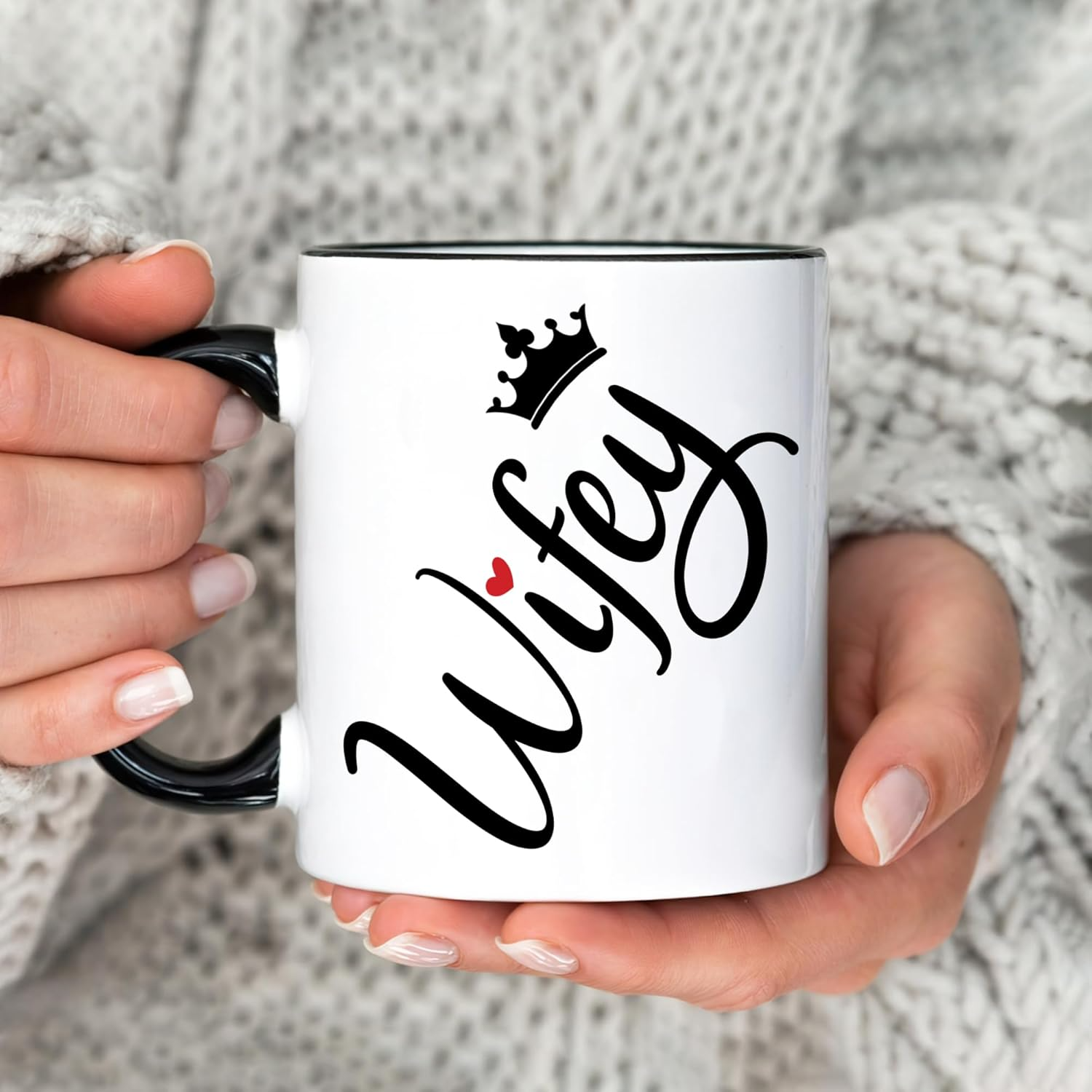 Wife Coffee Mug 11oz – Funny Wife Nutrition Facts Cup, Romantic Anniversary Gift for Wife from Husband, Birthday Wedding Valentines Mothers Day Mug 5