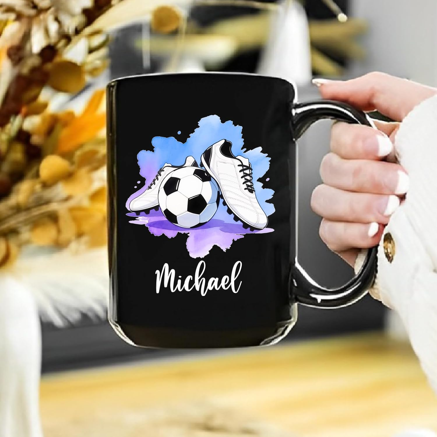 Personalized Soccer Custom Name Coach Coffee Tea Cup Gift for Athletes Sport Player Ceramic Mug - MU05 4