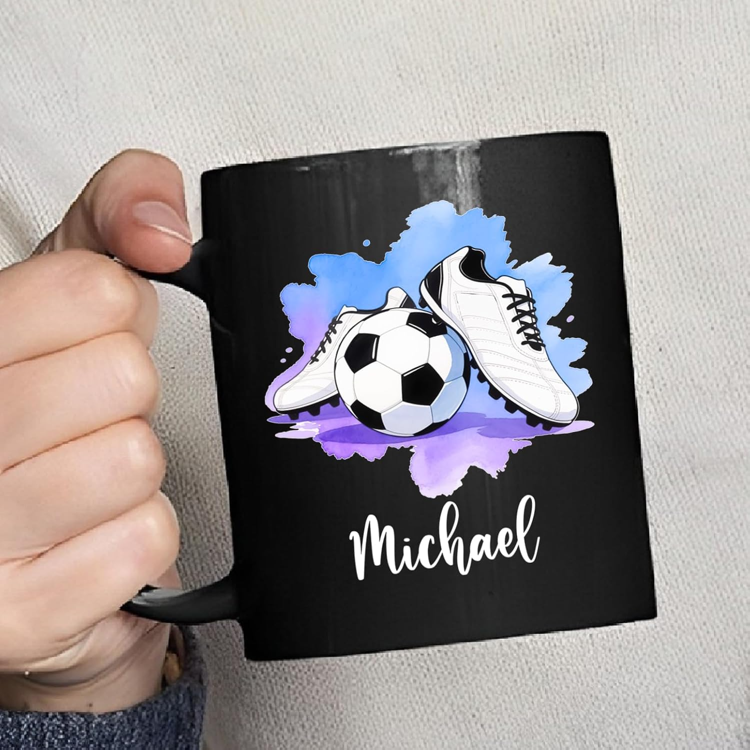 Personalized Soccer Custom Name Coach Coffee Tea Cup Gift for Athletes Sport Player Ceramic Mug - MU05 5