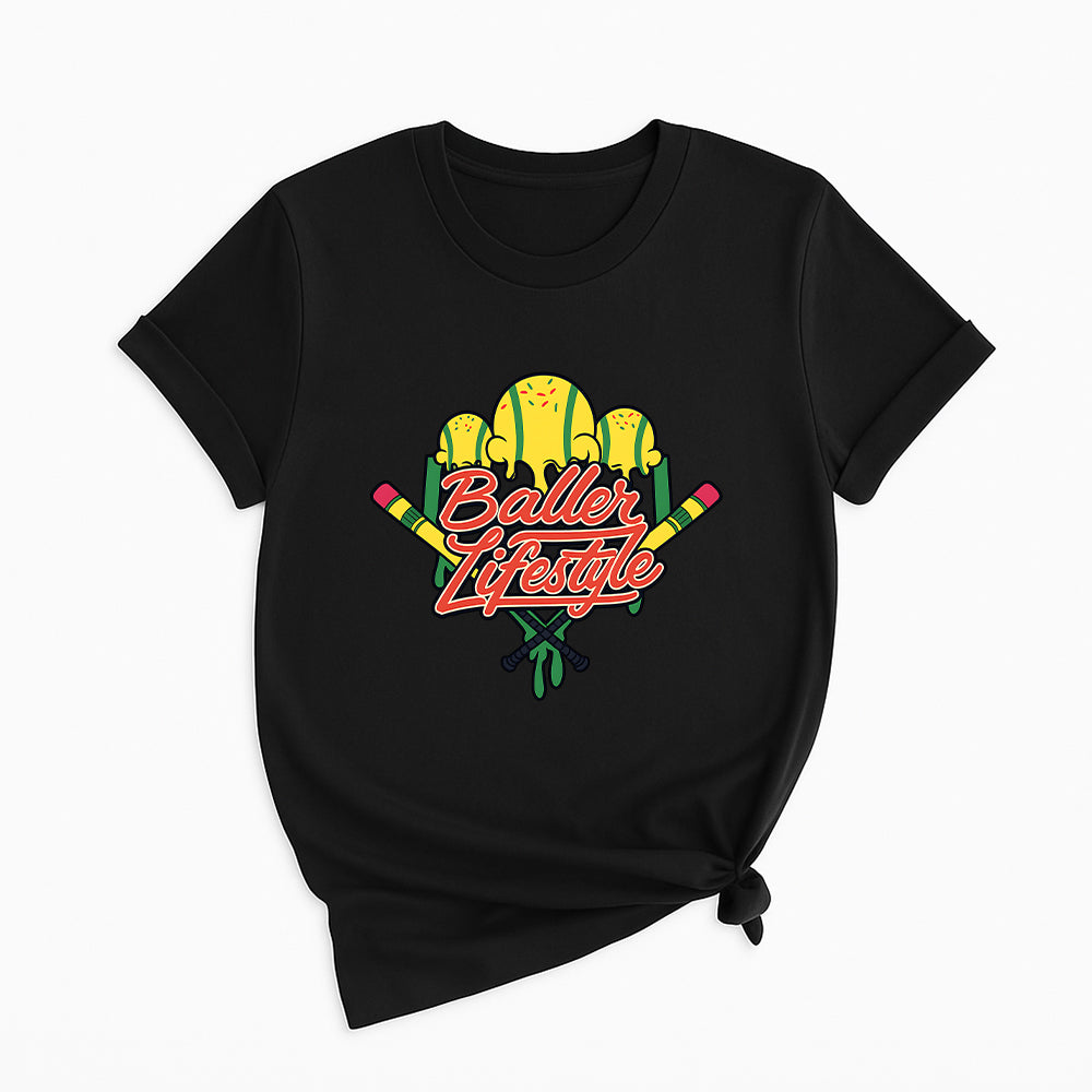 Baller Lifestyle Baseball T Shirt