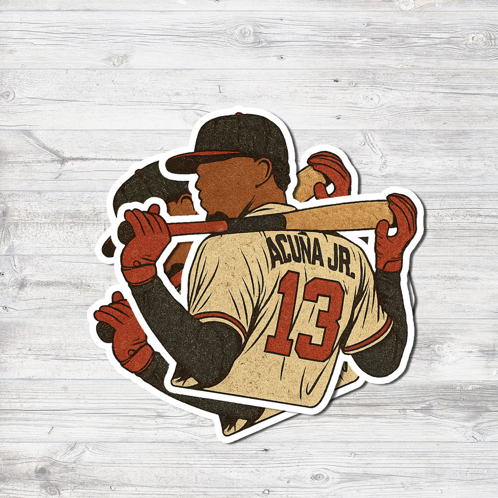 Custom Name Baseball Player Number Decal – Personalized Sports Design, Waterproof Vinyl Sticker 7