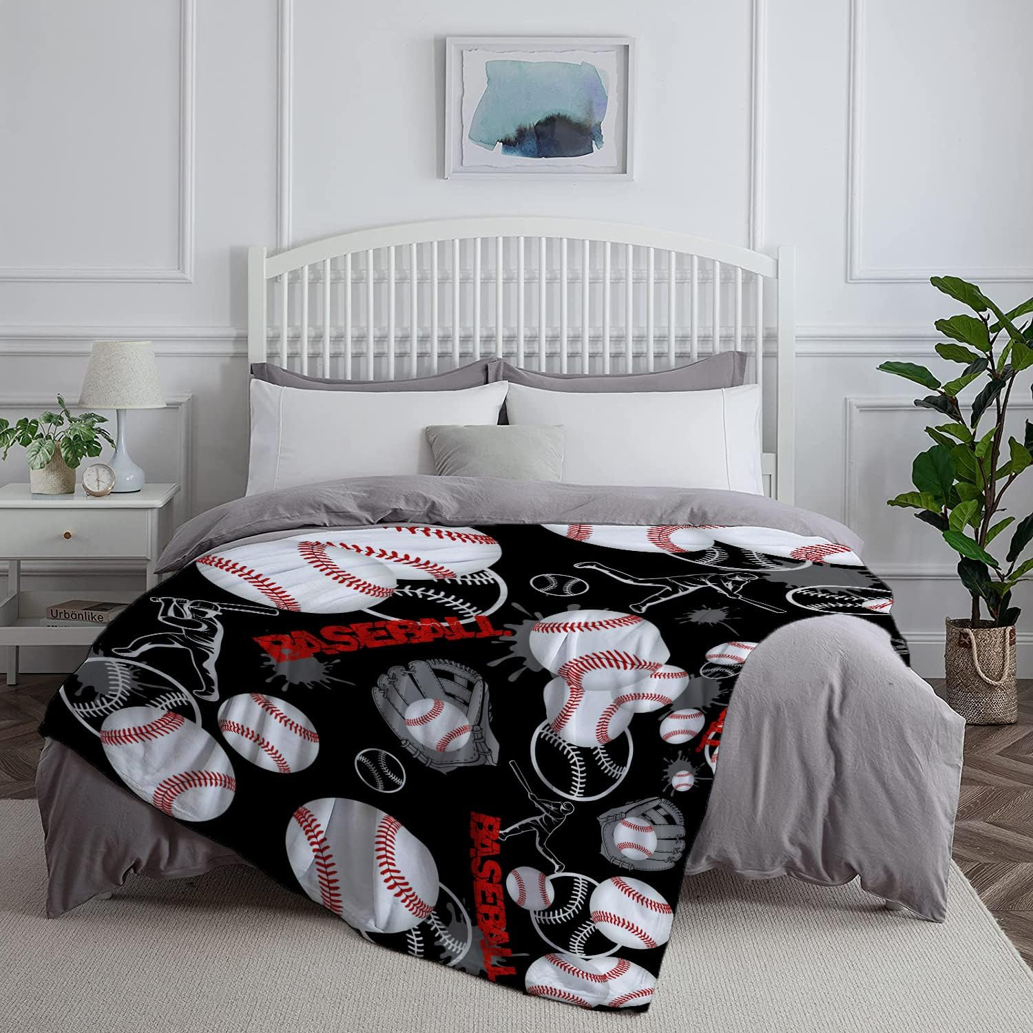 Baseball Gifts for Boys Baseball Team Gifts Coach Gifts Baseball Lover Gifts for Kids Teens Adults Baseball Blanket 3