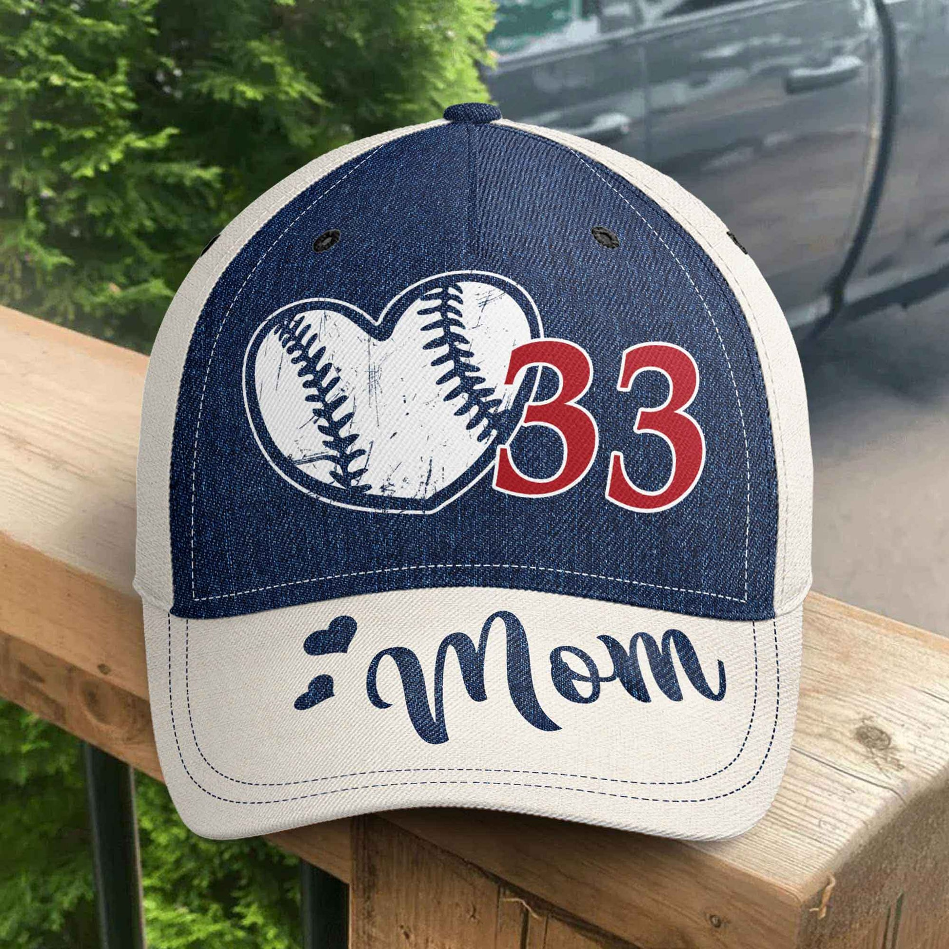 Personalized Baseball Mom Classic Cap - HA01 5