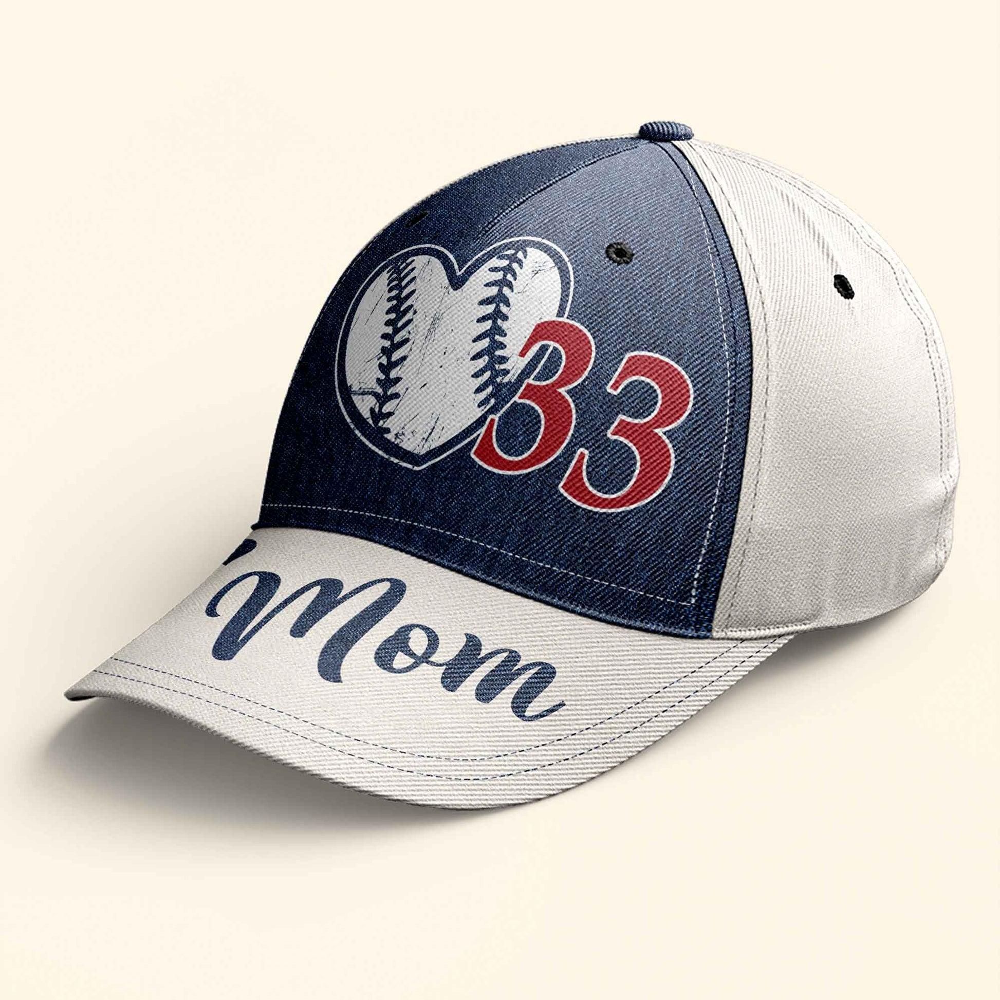 Personalized Baseball Mom Classic Cap - HA01 4