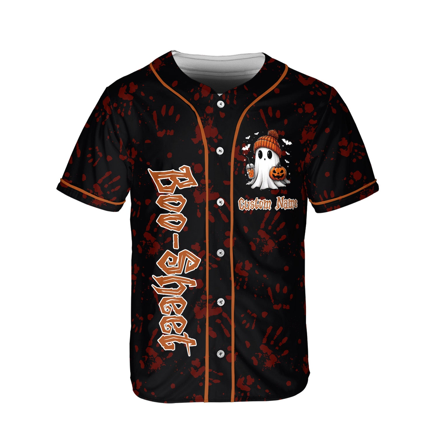 Scary Halloween Town Personalized Baseball Jersey - JS58 4