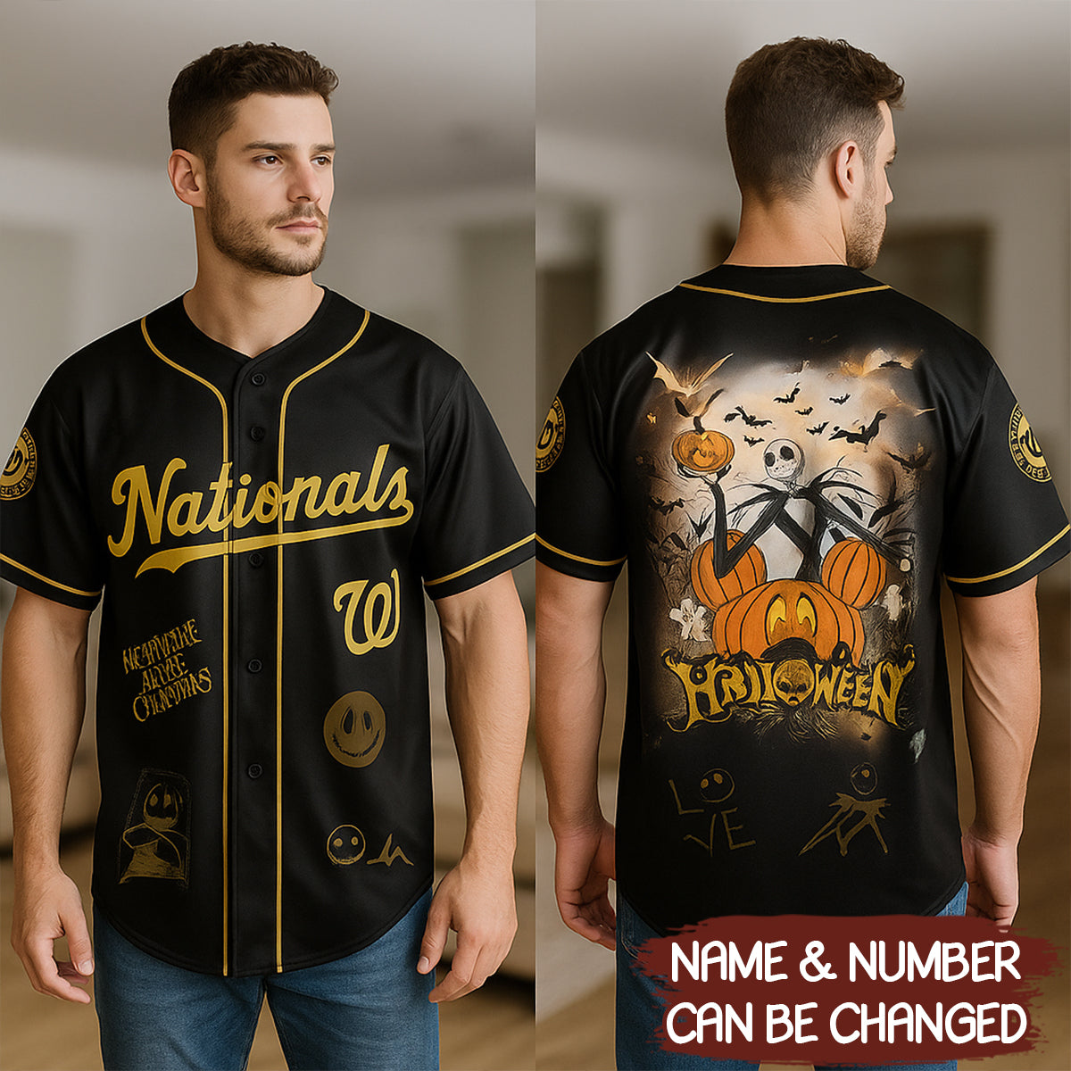 Nightmare Before Christmas 2025 Baseball Jersey - JS06