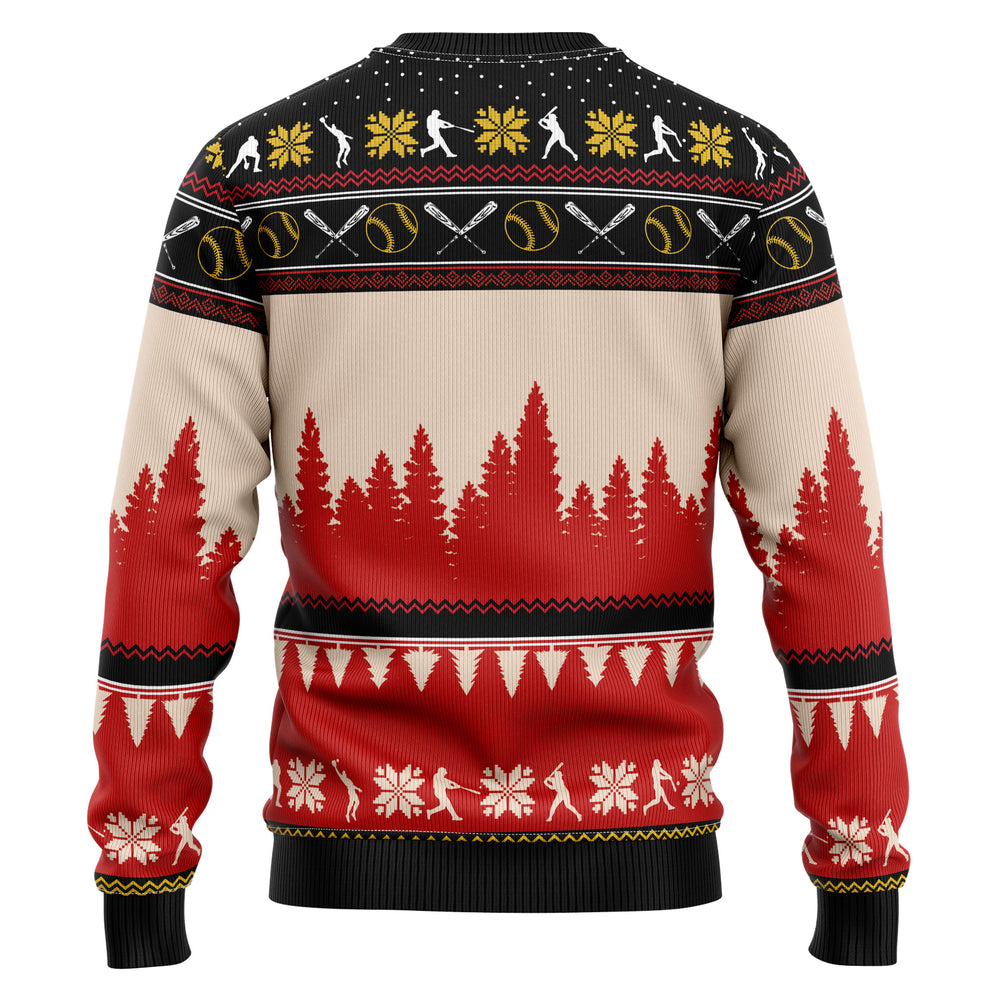 Christmas Time for Baseball Christmas Sweater Sweater - SW02