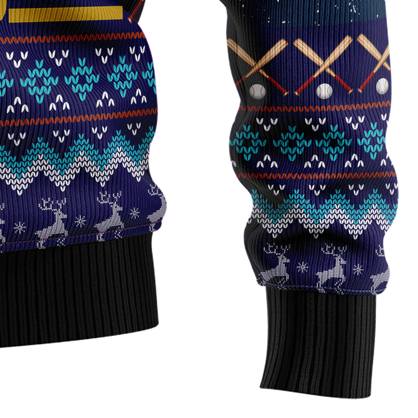 Baseball Jesus Save Christmas Sweater - SW06 5