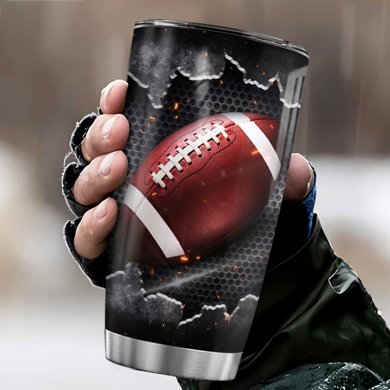 Custom Tumbler with Name & Number – Stainless Steel Insulated Sports Cup Gift for Players, Fans, Coaches Tumbler