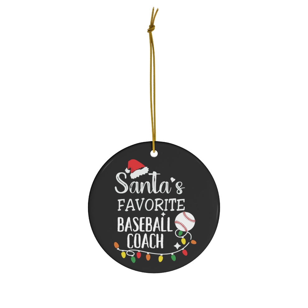 Baseball Coach Christmas Acrylic Ornament - OR64