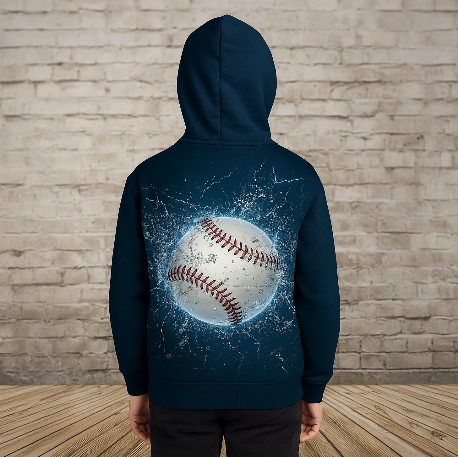 Boys Hooded Sweatshirt Pullover Cool Graphic Crewneck Hoodie 3D 3
