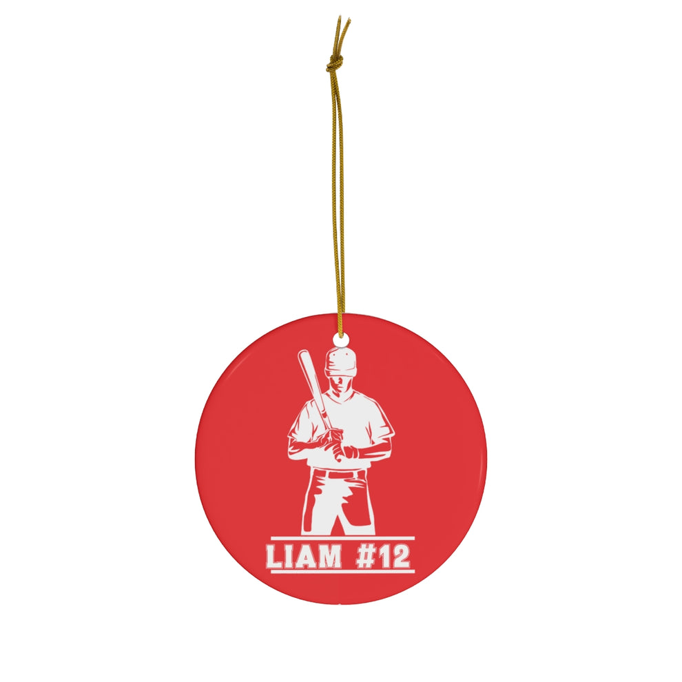 Personalized Baseball Christmas Ornament Baseball Ornament - OR61