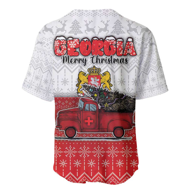 Georgia Home For Christmas Baseball Jersey - JS84 3