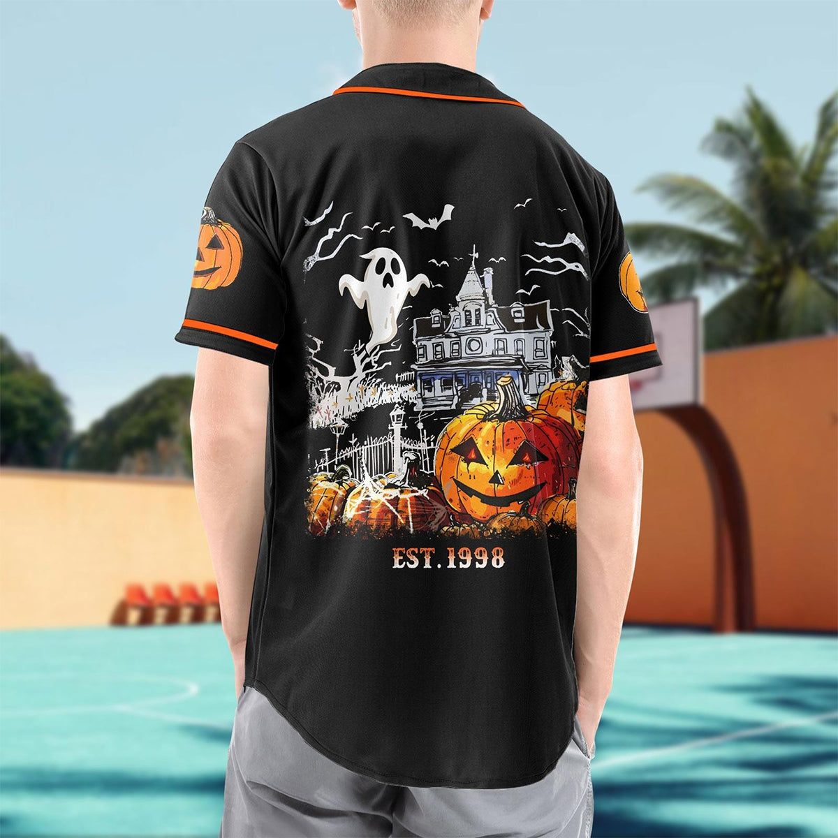Halloween Movie Baseball Shirt Baseball Gifts for Men Baseball Jersey 5