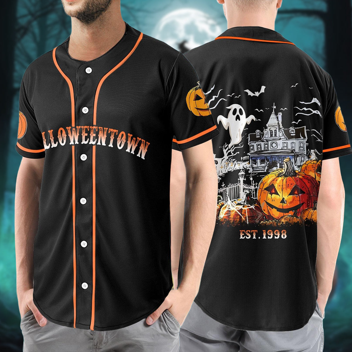 Halloween Movie Baseball Shirt Baseball Gifts for Men Baseball Jersey
