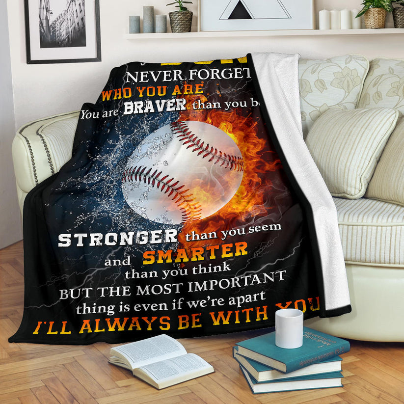 Baseball Sherpa Fleece Blanket Soft Cozy Plush Throw for Boys Baseball Blanket 3