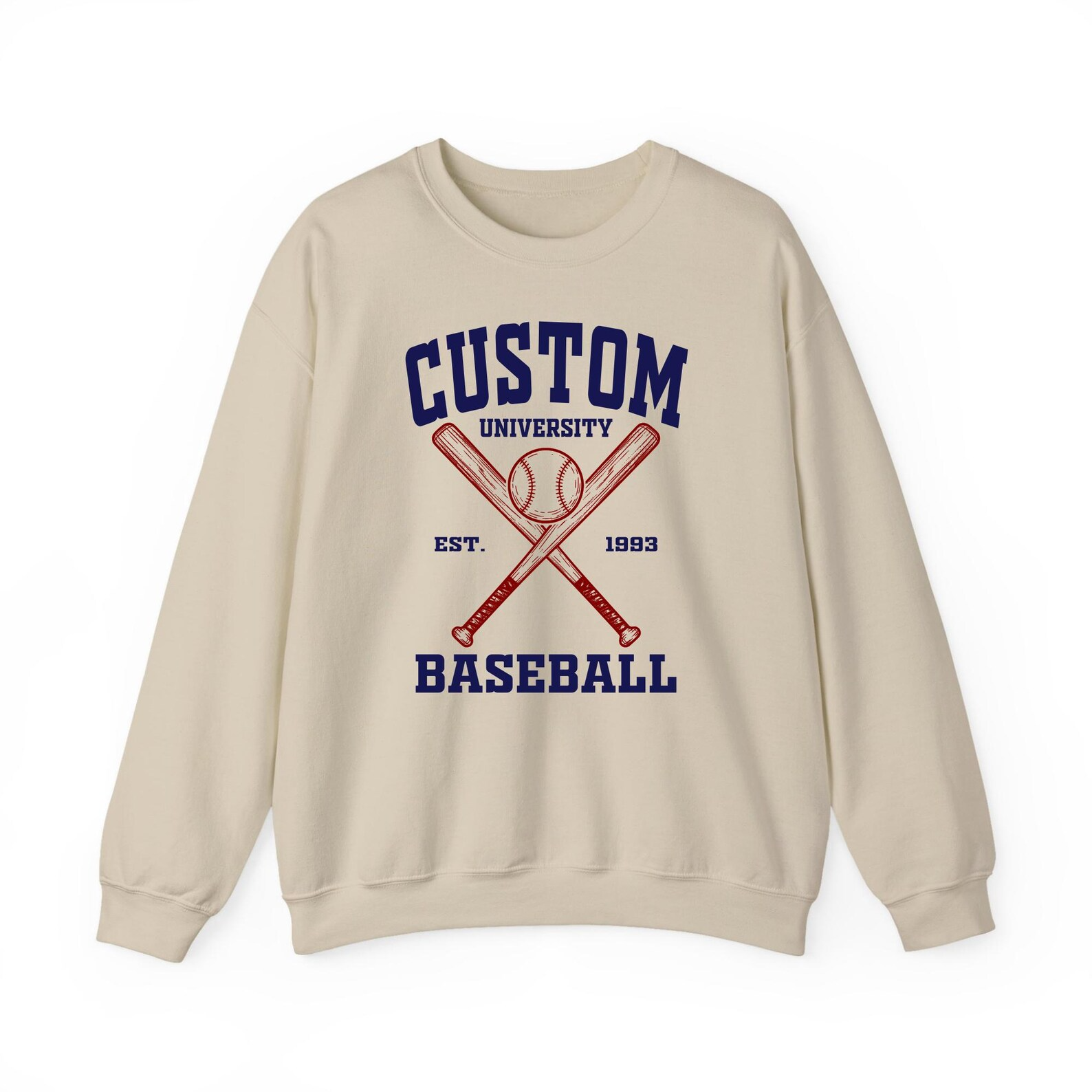 Custom University Baseball Personalized College Team Apparel Game Day Outfit for Players Fans Students Alumni Hoodie Sweatshirt - SS15 4