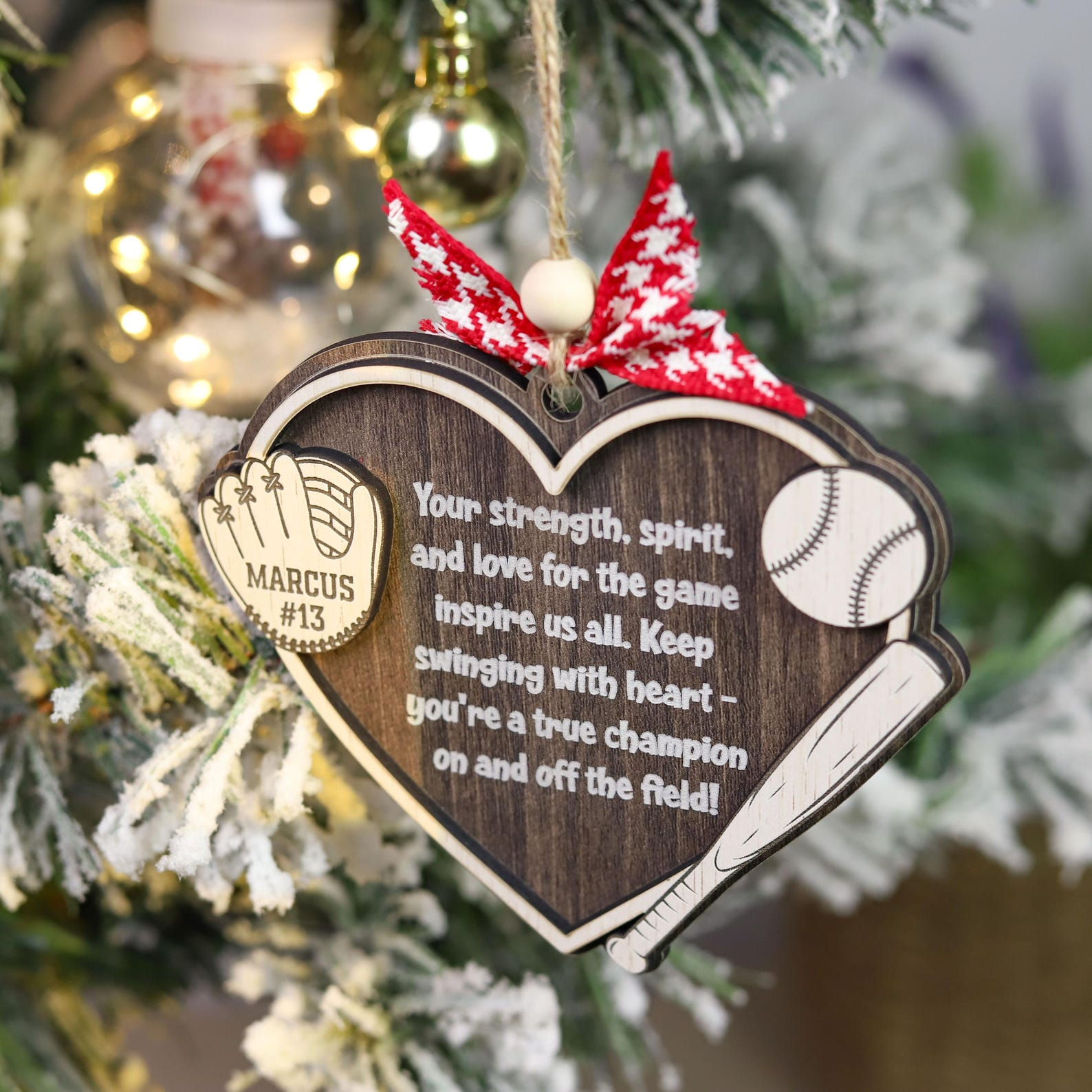 Custom Baseball Softball Ornament Thank You Baseball Player Coach Team Christmas Gift 2025 Ornament - OR18 4