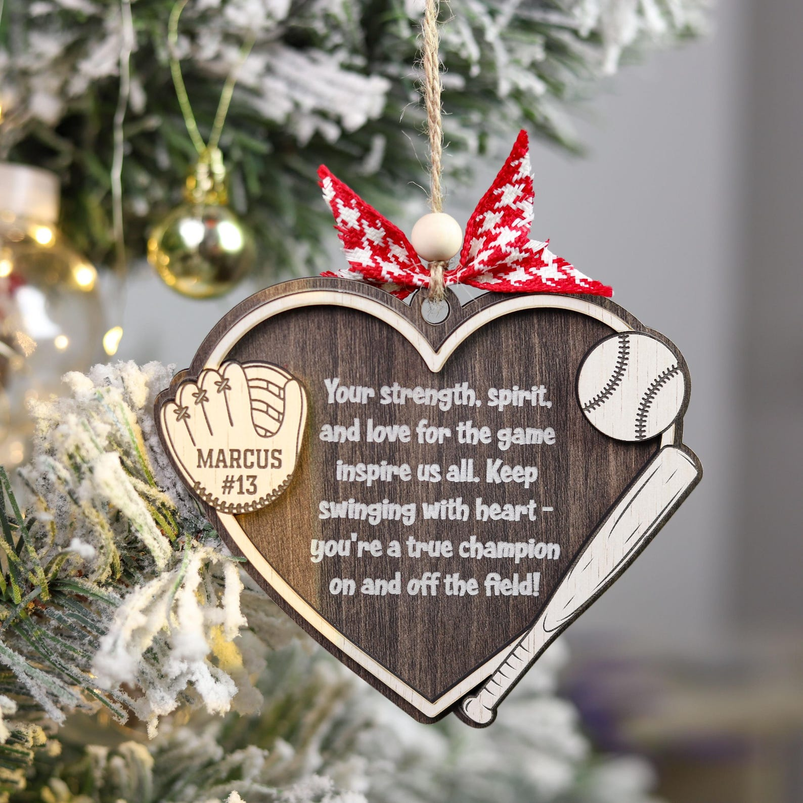 Custom Baseball Softball Ornament Thank You Baseball Player Coach Team Christmas Gift 2025 Ornament - OR18 5