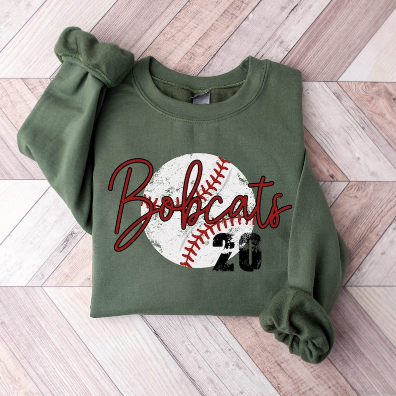 Personalized Baseball Custom Team Name Number Game Day Baseball Jersey Number Shirt Sweatshirt - SS08