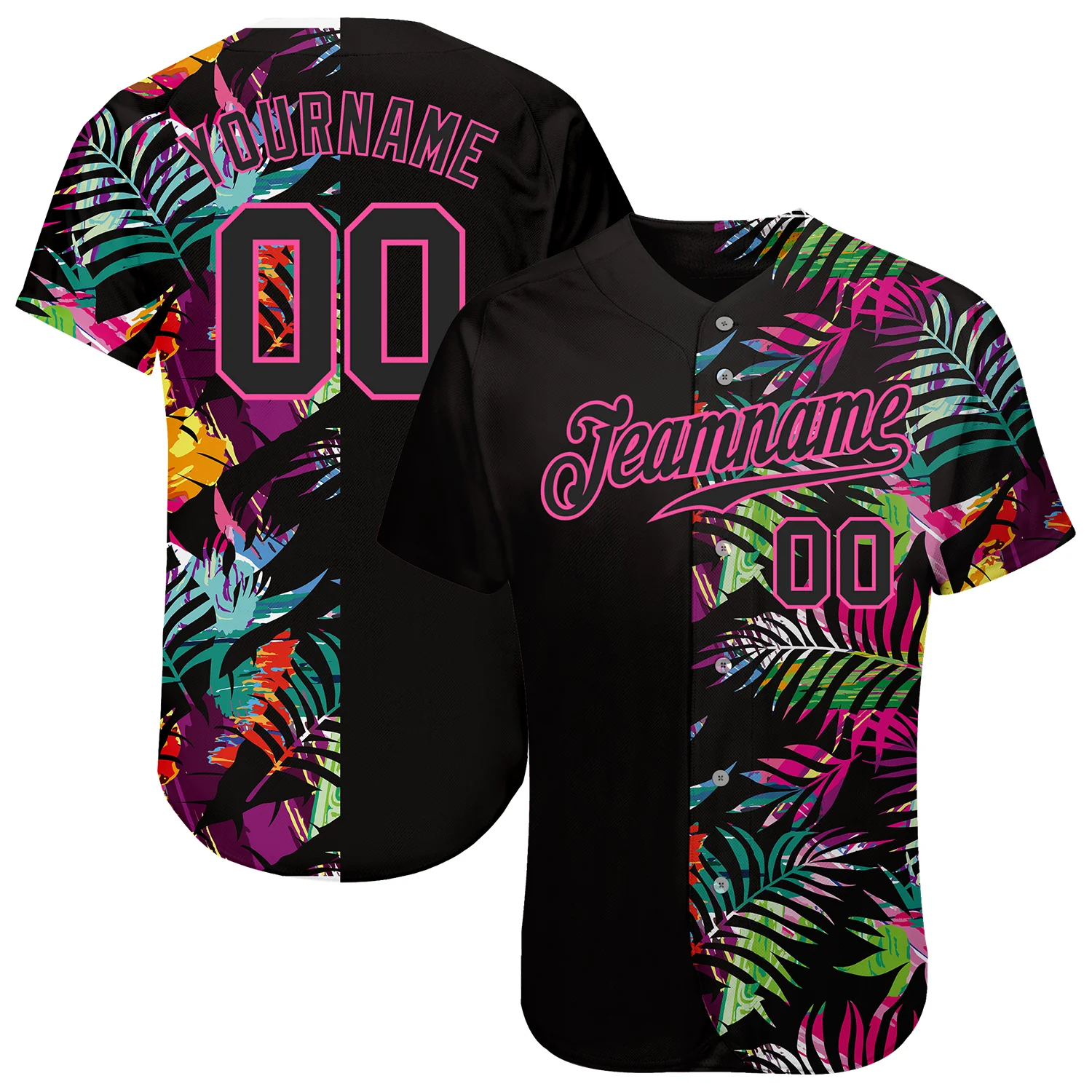 Custom Baseball Two-Button Personalized Team Name Number Logo Stitched for Men Women Youth Jersey