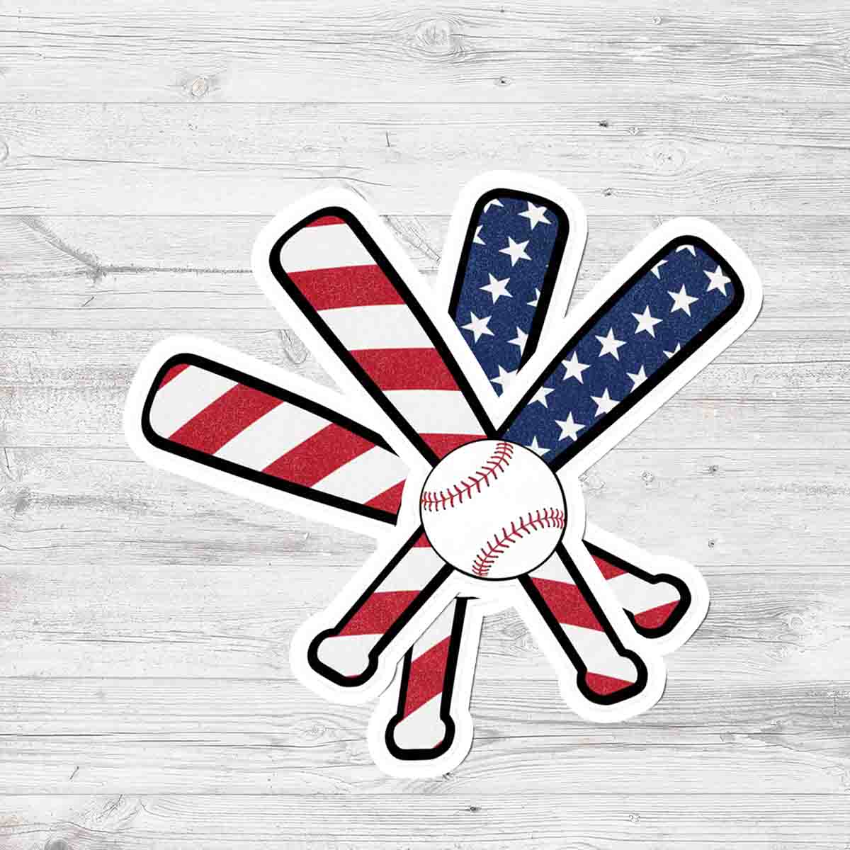 Baseball Decals for Laptop Water Bottle Scrapbook for Baseball Lovers and Fans Sticker - ST02