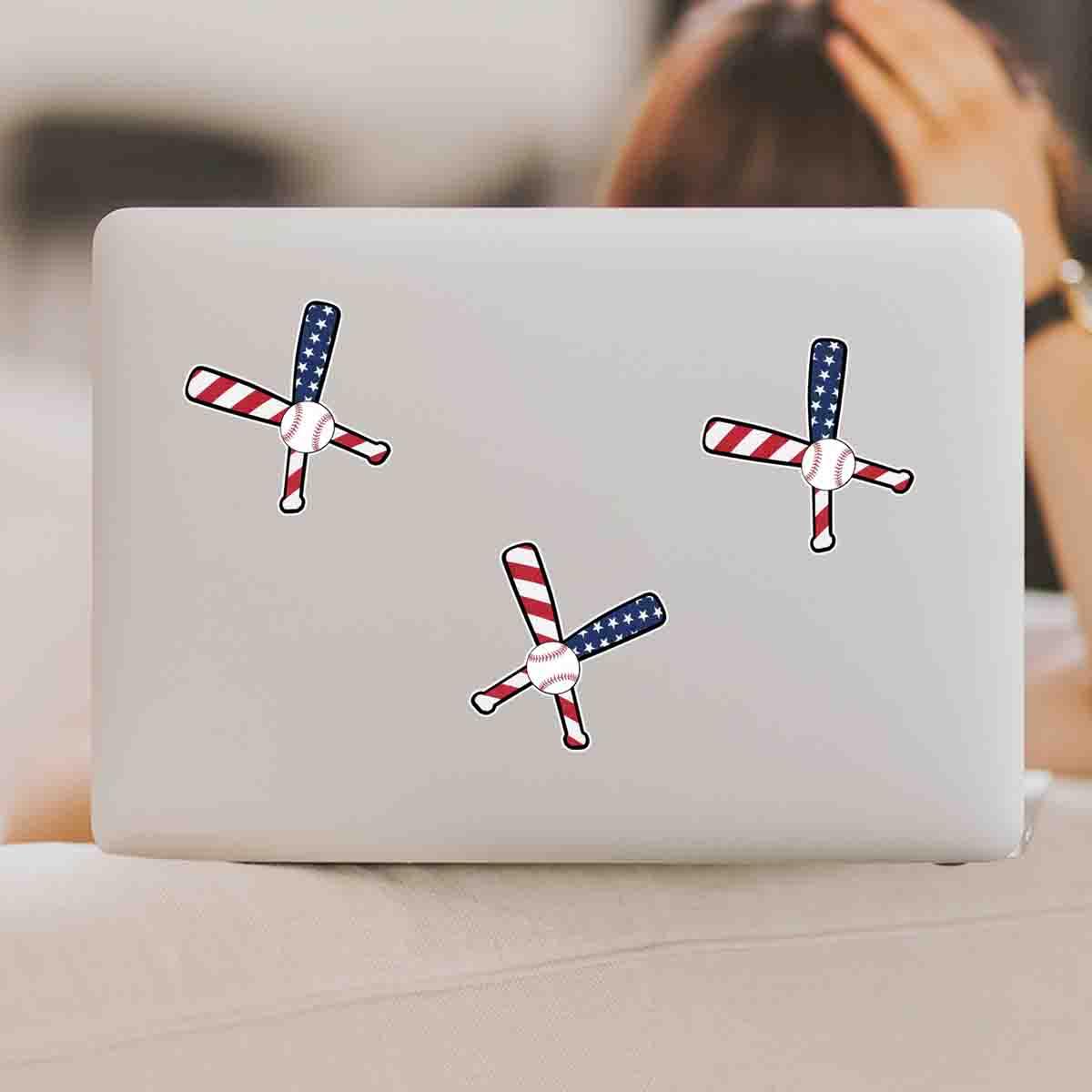 Baseball Decals for Laptop Water Bottle Scrapbook for Baseball Lovers and Fans Sticker - ST02 5