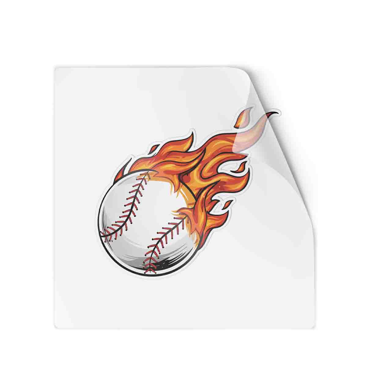 Baseball Decals for Laptop Water Bottle Scrapbook for Baseball Lovers and Fans Sticker - ST03