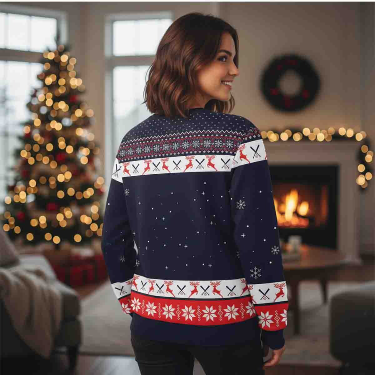 Personalized Baseball Player Mom Crewneck Pullover Christmas Game Day Shirt Sweater - SW16 4