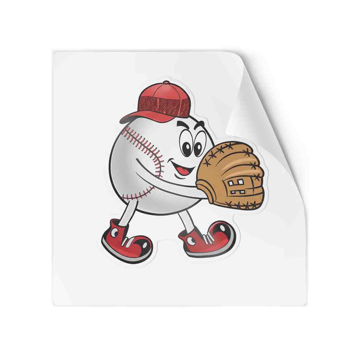 Baseball Decals for Laptop Water Bottle Scrapbook for Baseball Lovers and Fans Sticker  -ST05