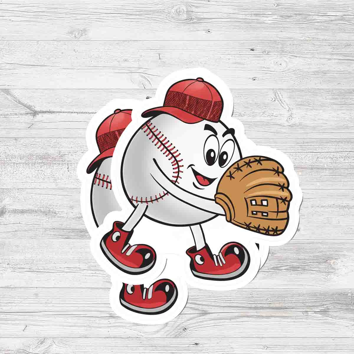 Baseball Decals for Laptop Water Bottle Scrapbook for Baseball Lovers and Fans Sticker  -ST05