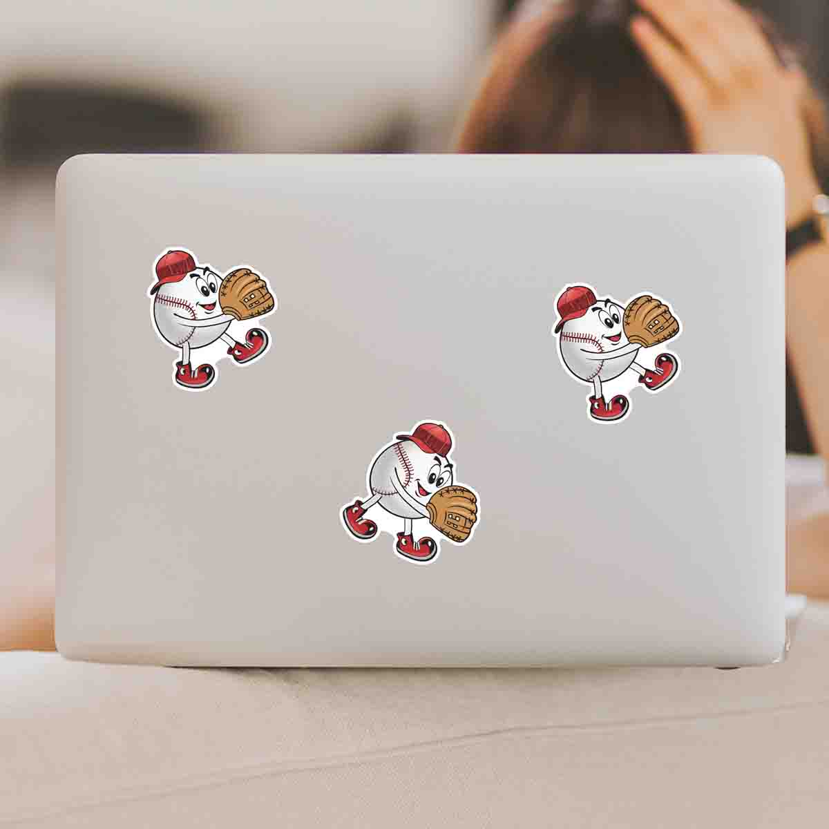 Baseball Decals for Laptop Water Bottle Scrapbook for Baseball Lovers and Fans Sticker  -ST05 5