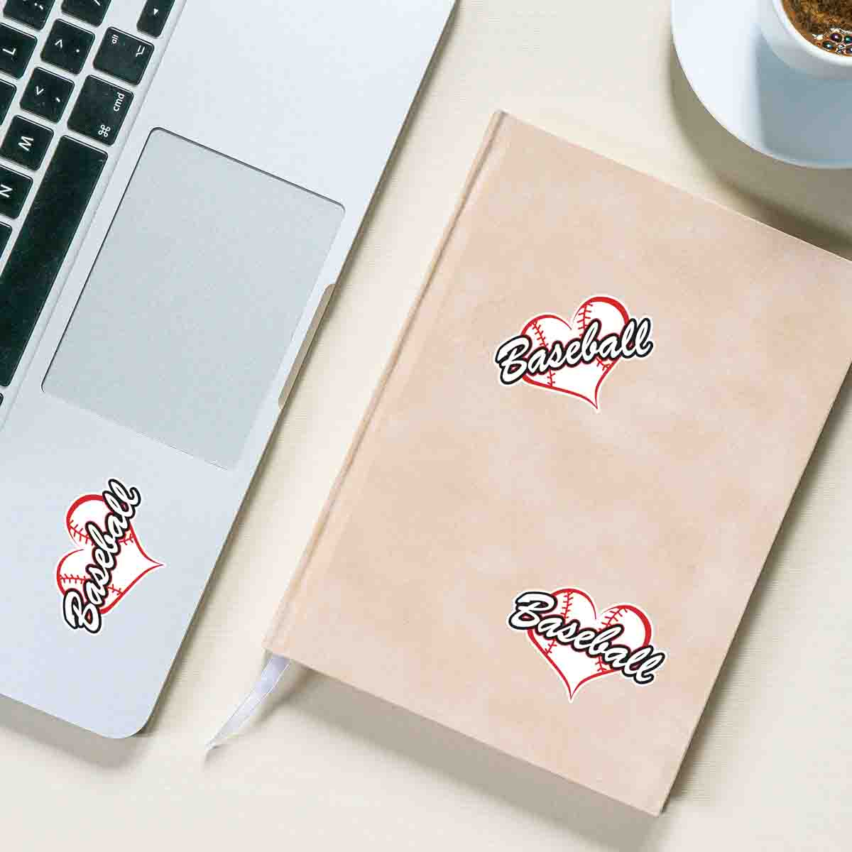 Baseball Decals for Laptop Water Bottle Scrapbook for Baseball Lovers and Fans Sticker - ST06 3