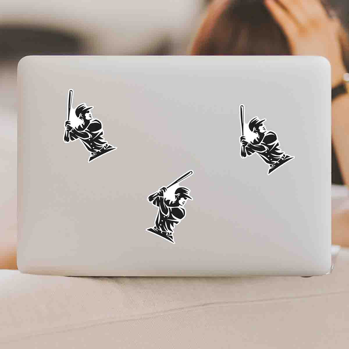 Baseball Decals for Laptop Water Bottle Scrapbook for Baseball Lovers and Fans Sticker - ST07 6