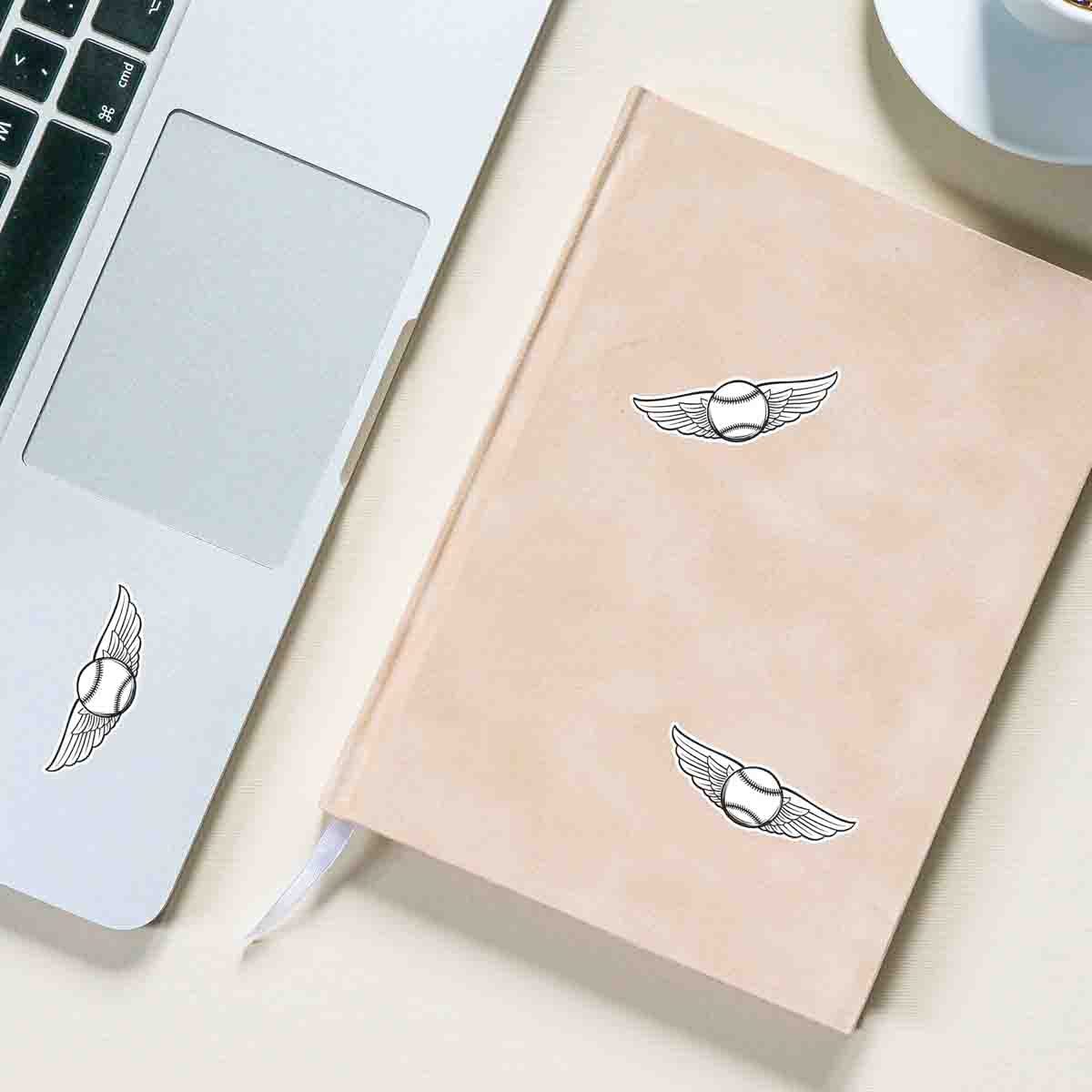 Baseball Decals for Laptop Water Bottle Scrapbook for Baseball Lovers and Fans Sticker - ST08