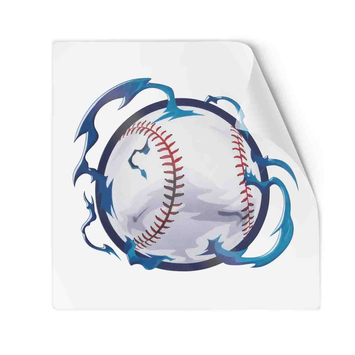 Baseball Decals for Laptop Water Bottle Scrapbook for Baseball Lovers and Fans Sticker - ST10