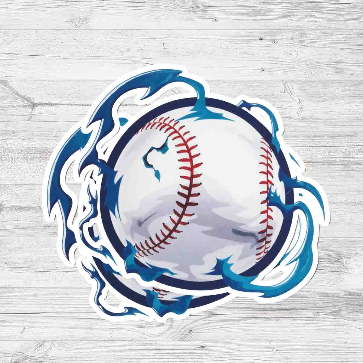 Baseball Decals for Laptop Water Bottle Scrapbook for Baseball Lovers and Fans Sticker - ST10 3