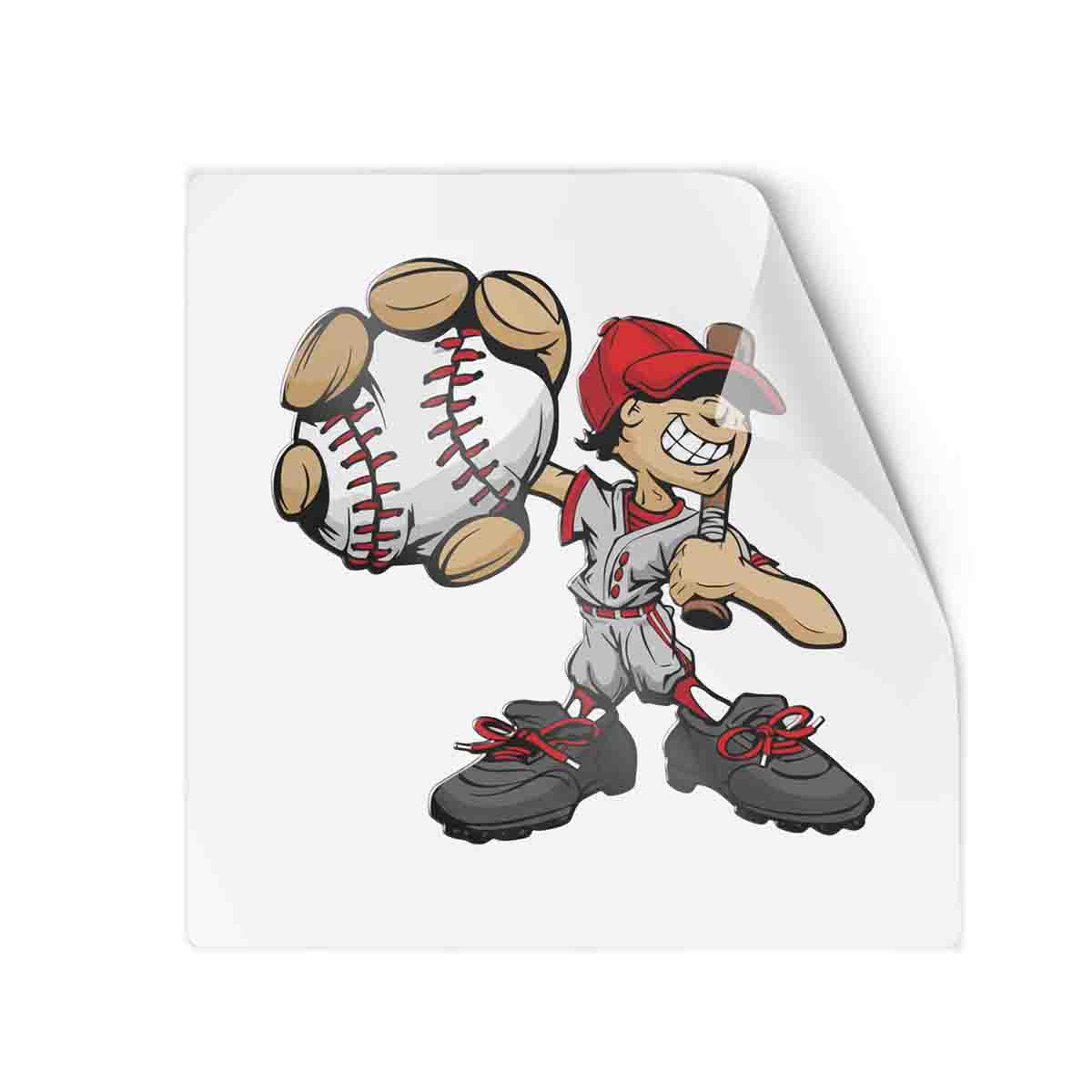 Baseball Decals for Laptop Water Bottle Scrapbook for Baseball Lovers and Fans Sticker - ST01